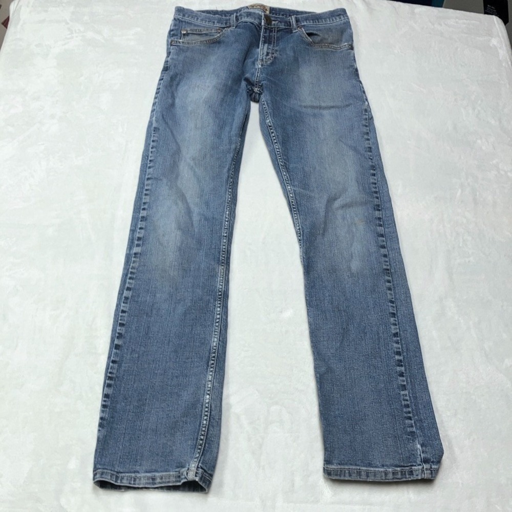 Wrangler 20X‎ Style 44 Slim Straight Jeans Men's 33x34 Blue Western Rodeo *READ